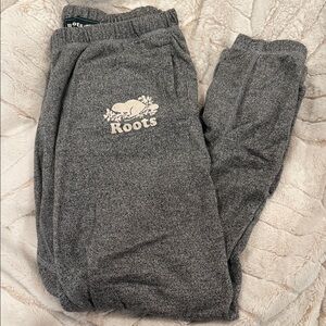 Roots Women Gray Sweatpants